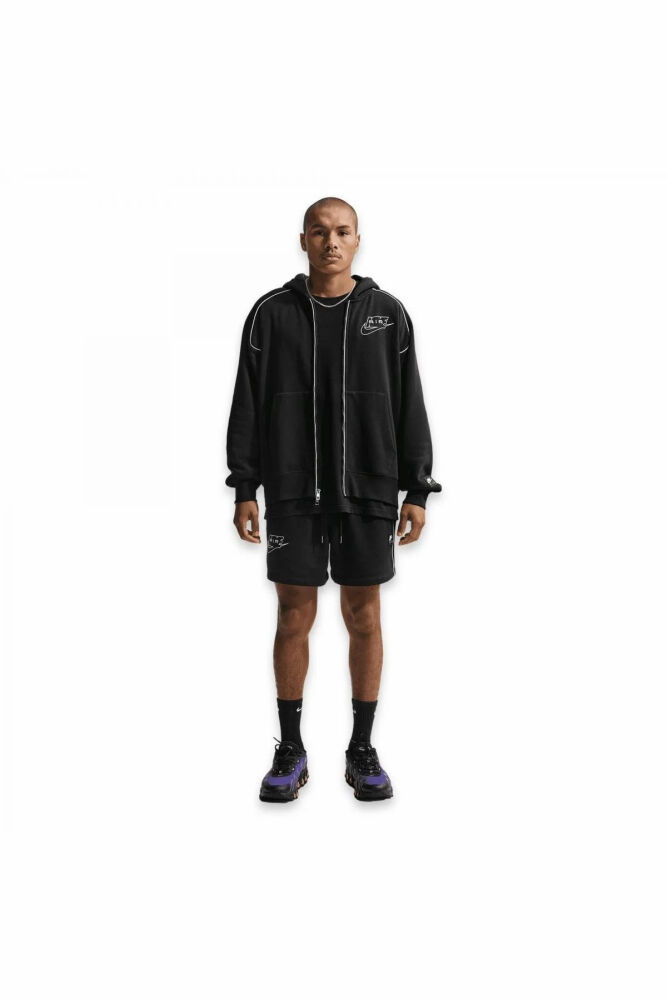 Nike Air Full-Zip Fleece Hoodie Erkek Sweatshirt IF1274-010 (1)