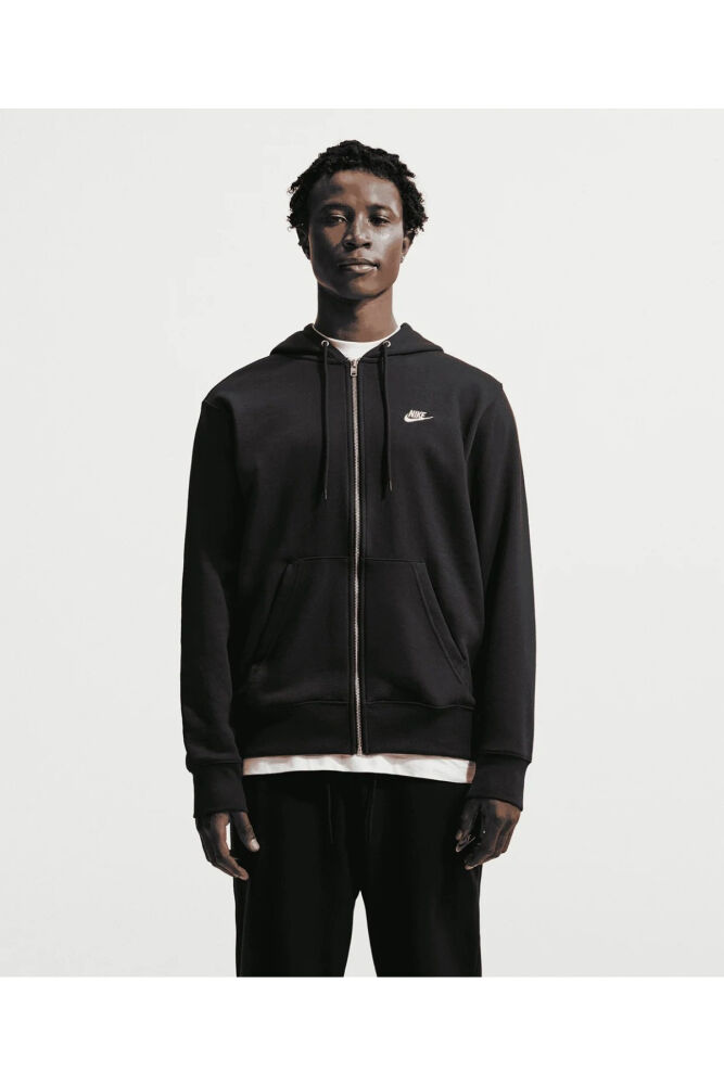 Nike Club Full-Zip French Terry Hoodie Erkek Sweatshirt FN3884-010
