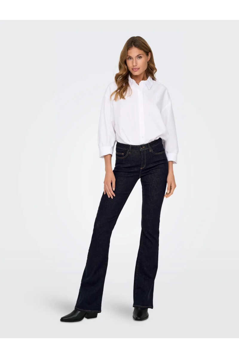 Only Blush Mıd Fl Stayblue Flare Fit Kadın Jean Pantolon 15327135 - 1