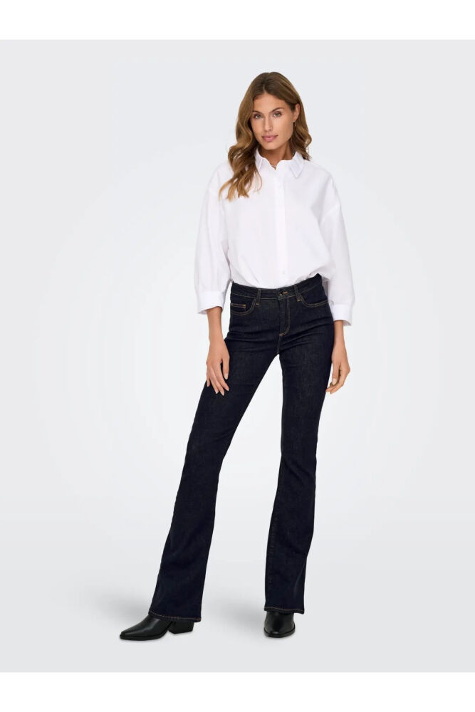Only Blush Mıd Fl Stayblue Flare Fit Kadın Jean Pantolon 15327135