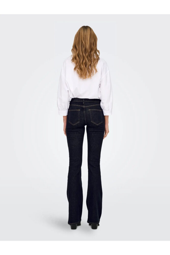 Only Blush Mıd Fl Stayblue Flare Fit Kadın Jean Pantolon 15327135 (1)