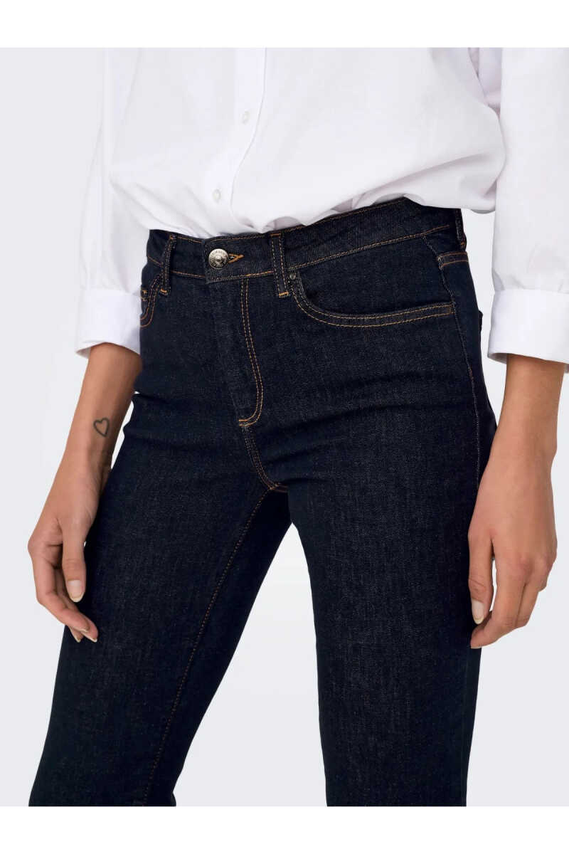 Only Blush Mıd Fl Stayblue Flare Fit Kadın Jean Pantolon 15327135 - 4