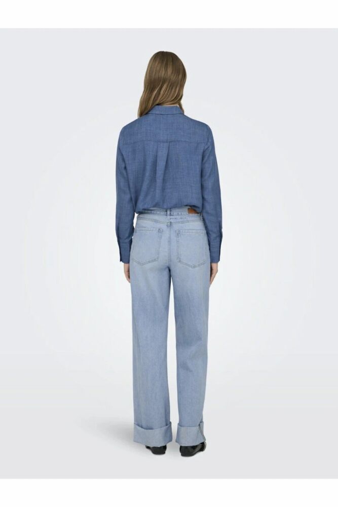 Only Broome Hw Wıde Leg Lit Kadın Jean Pantolon 15364548 (1)