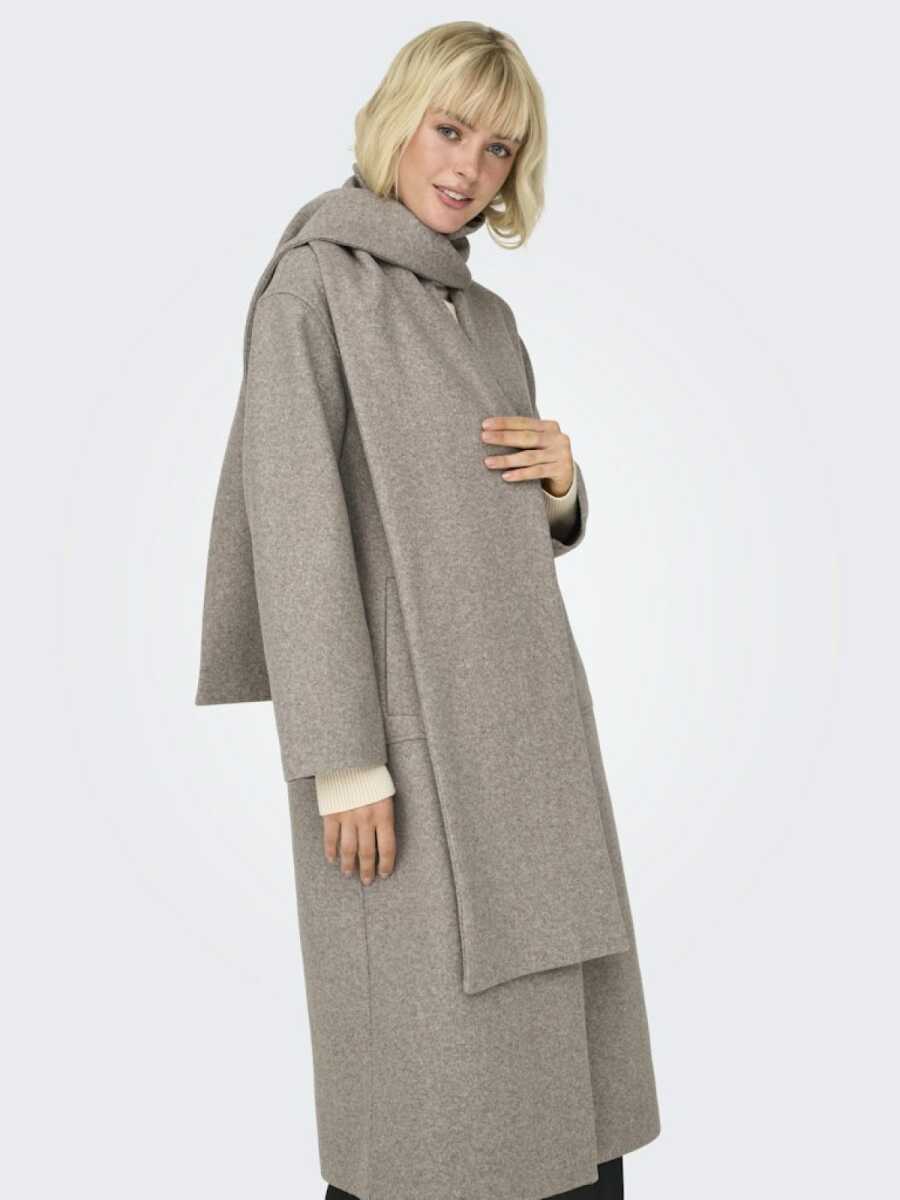 Only Elba Lıfe Scorf Coat Kadın Kaban 15325863 - 5