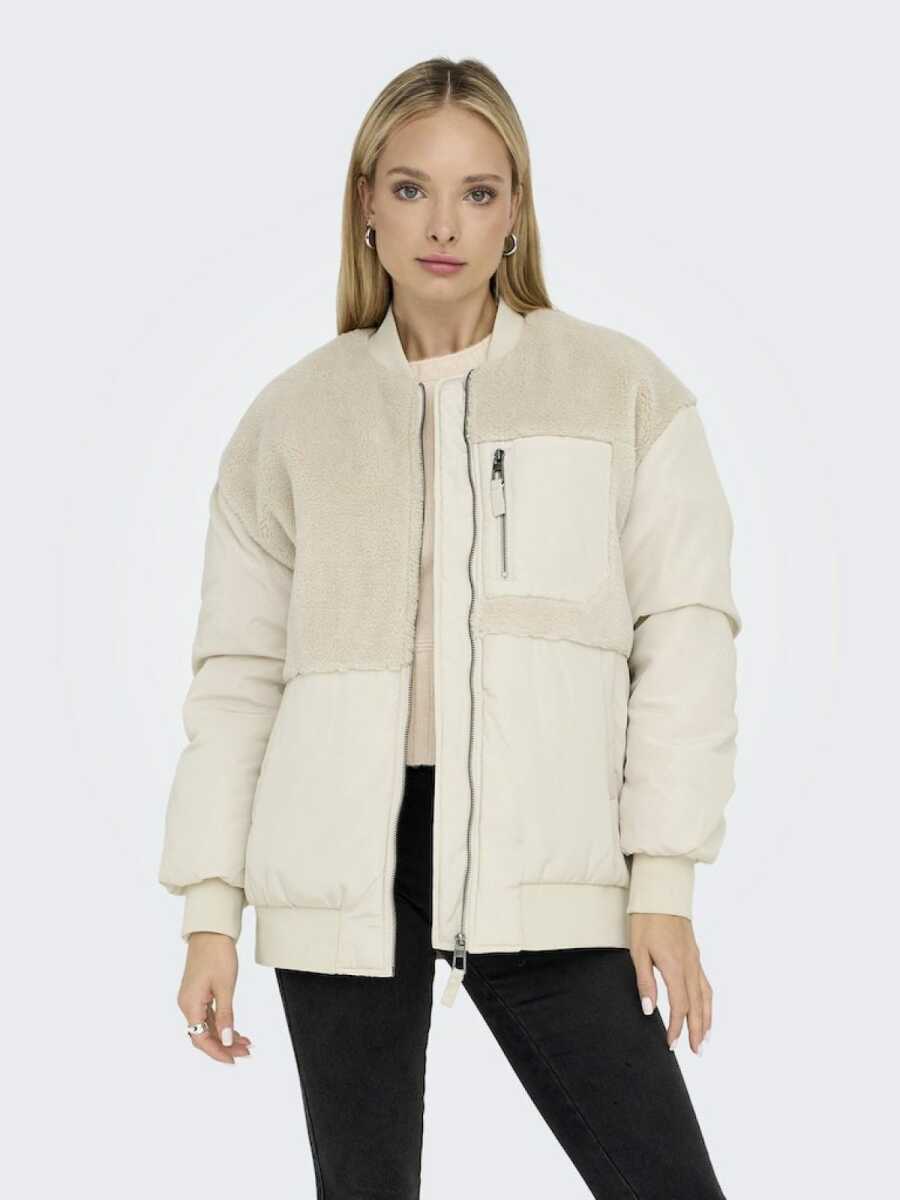 Only Emmy Fleece Bomber Kadın Ceket 15292801 - 6