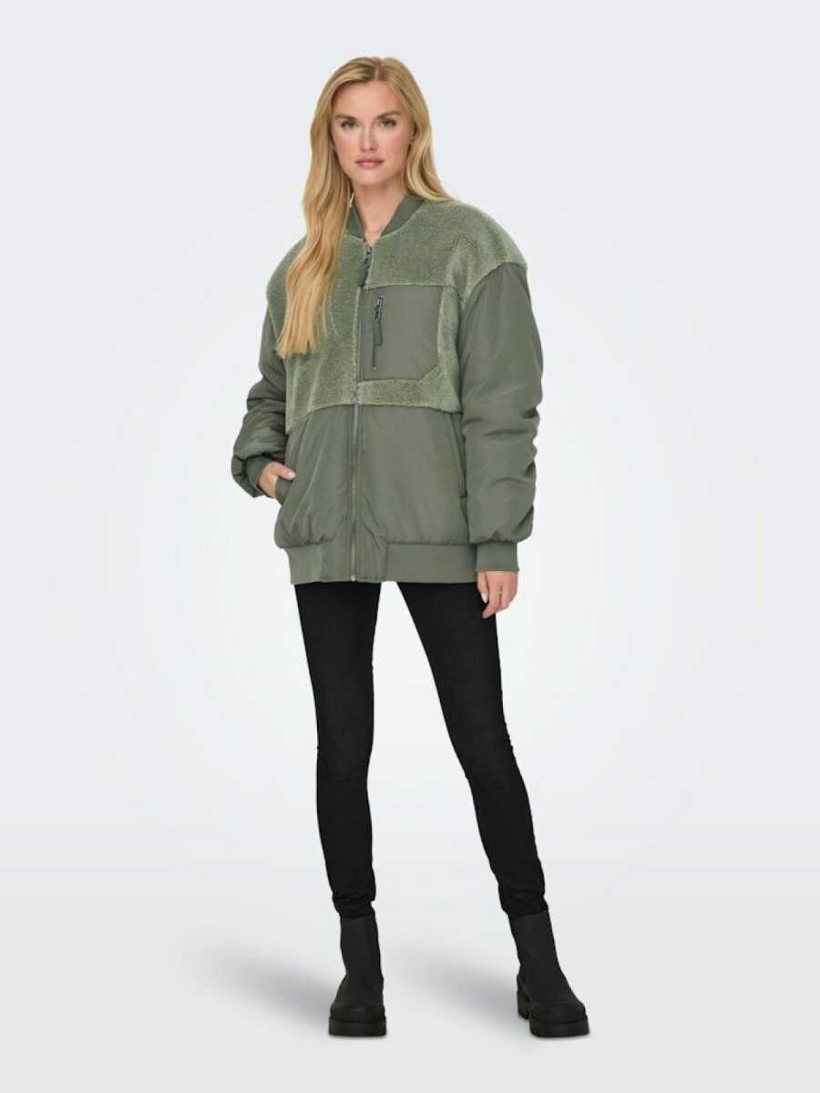 Only Emmy Fleece Bomber Kadın Ceket 15292801 - 5