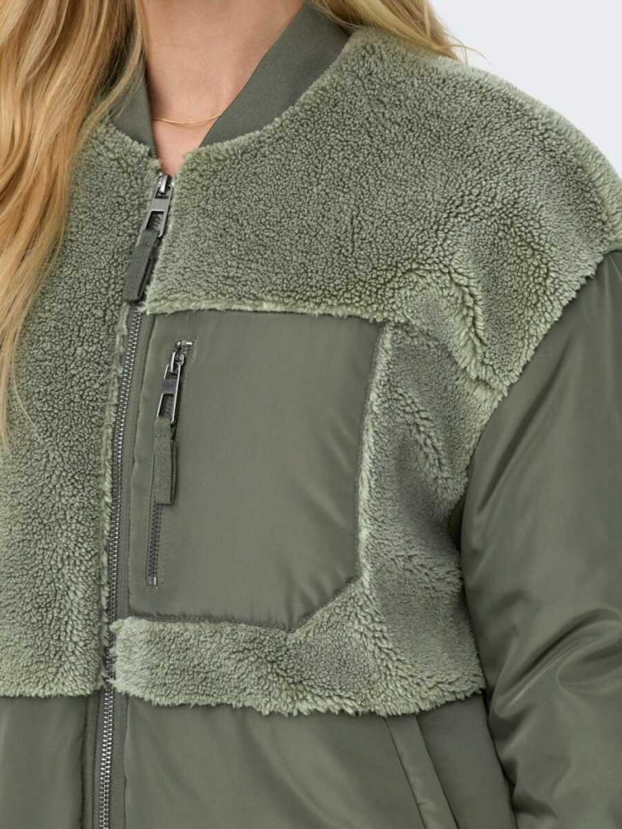 Only Emmy Fleece Bomber Kadın Ceket 15292801 - 3