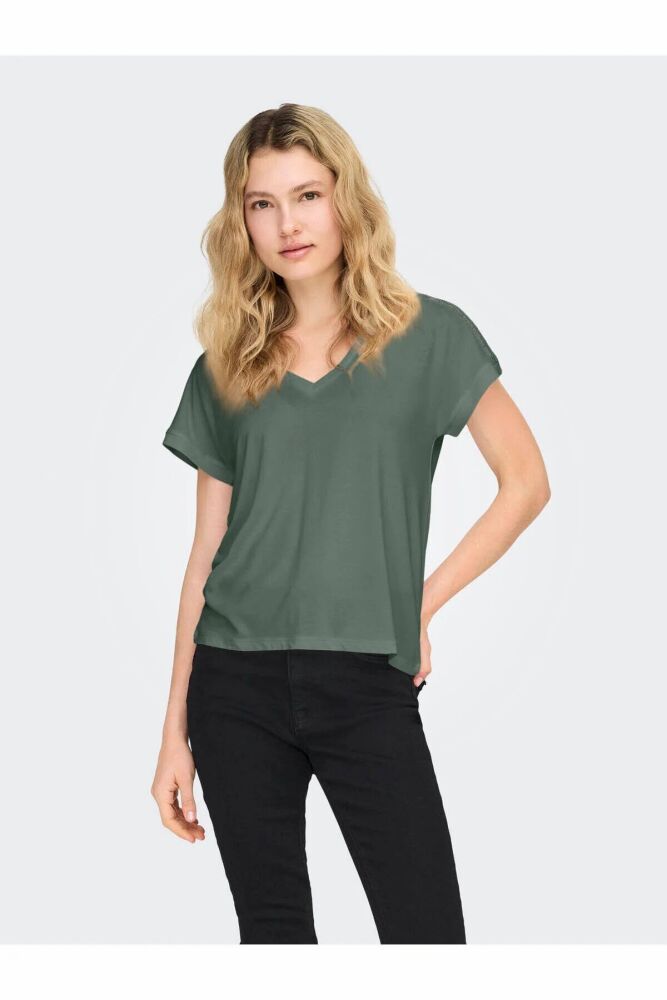 Only Free Lıfe Loose Fit Kadın Tişört 15369294