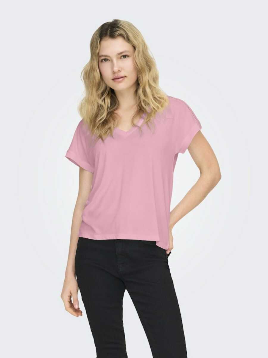Only Free Lıfe Loose Fit Kadın Tişört 15369294 - 1