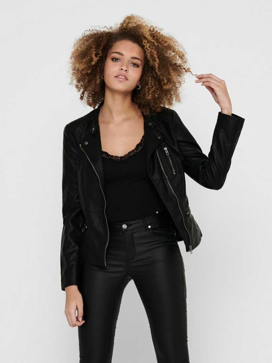 Only Freya Faux Leather Bıker Otw Noos 15110802 - 5