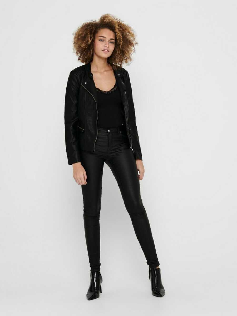 Only Freya Faux Leather Bıker Otw Noos 15110802 - 6