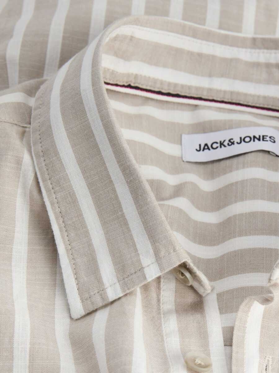 Jack Jones Henry Mıx Slup Regular Fit Erkek Gömlek 12289180 - 4