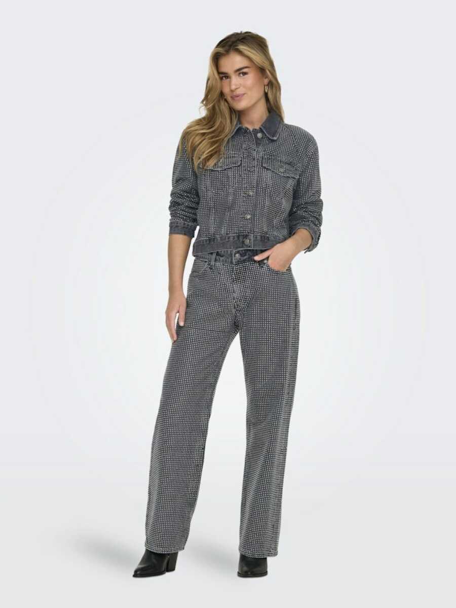 Only Hudson Deco Kadın Jean Ceket 15332586 - 3