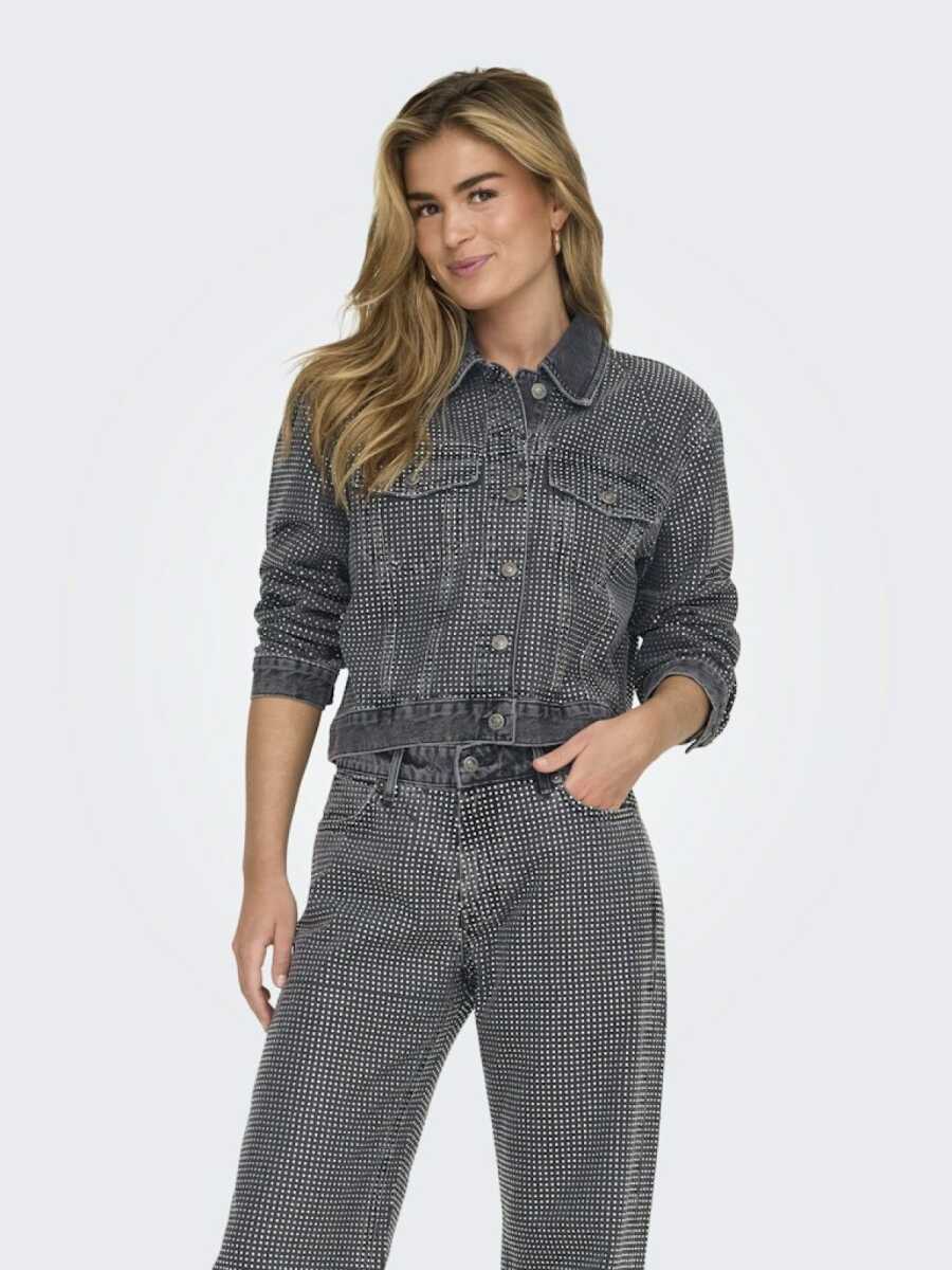 Only Hudson Deco Kadın Jean Ceket 15332586 - 4