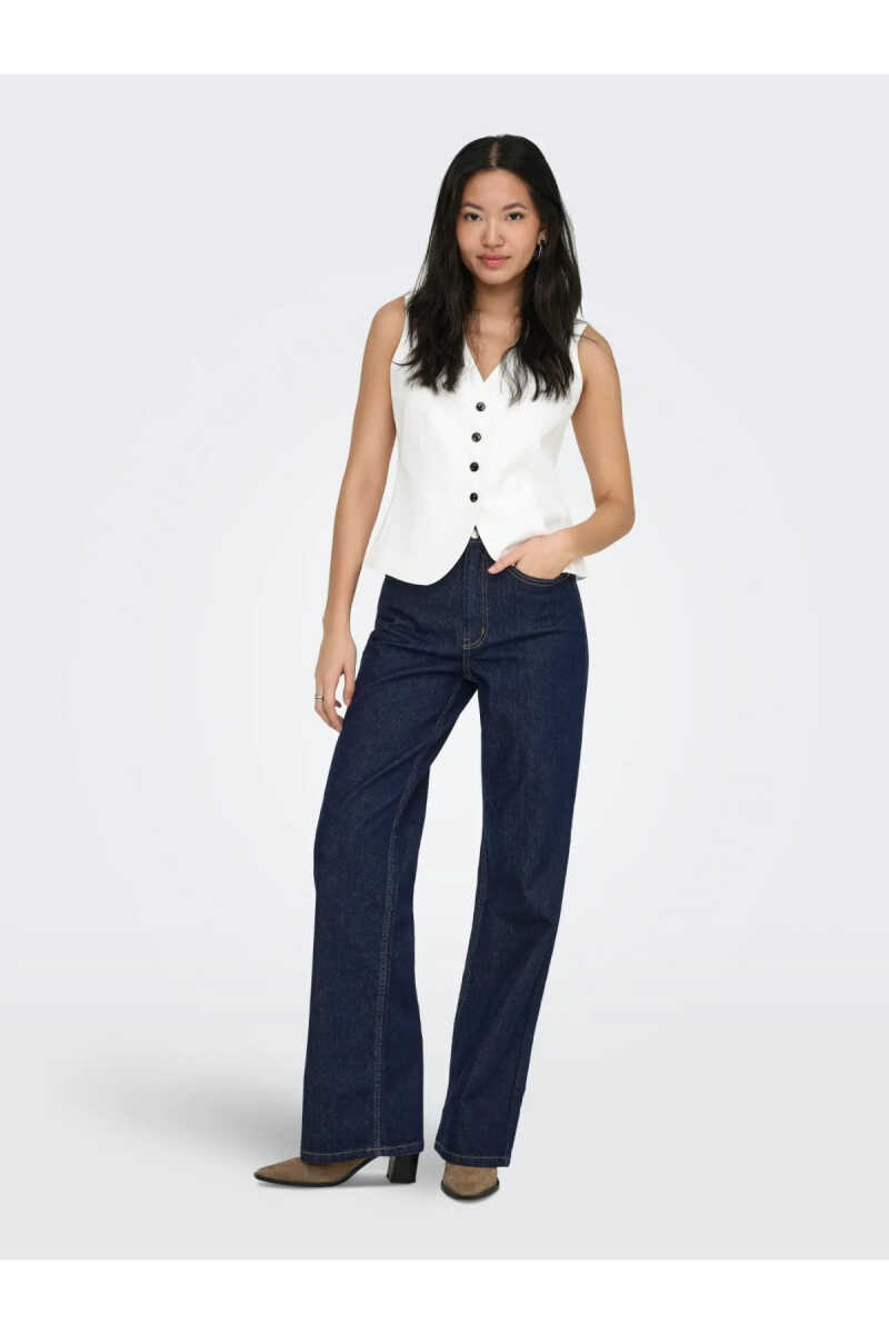 Only Juıcy Wide Leg Rınse Kadın Jean Pantolon 15328295 - 1