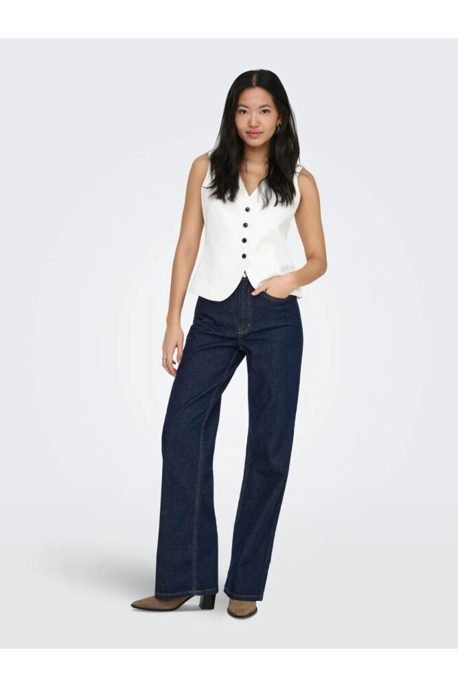 Only Juıcy Wide Leg Rınse Kadın Jean Pantolon 15328295