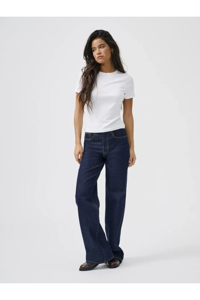 Only Juıcy Wide Leg Rınse Kadın Jean Pantolon 15328295 (1)