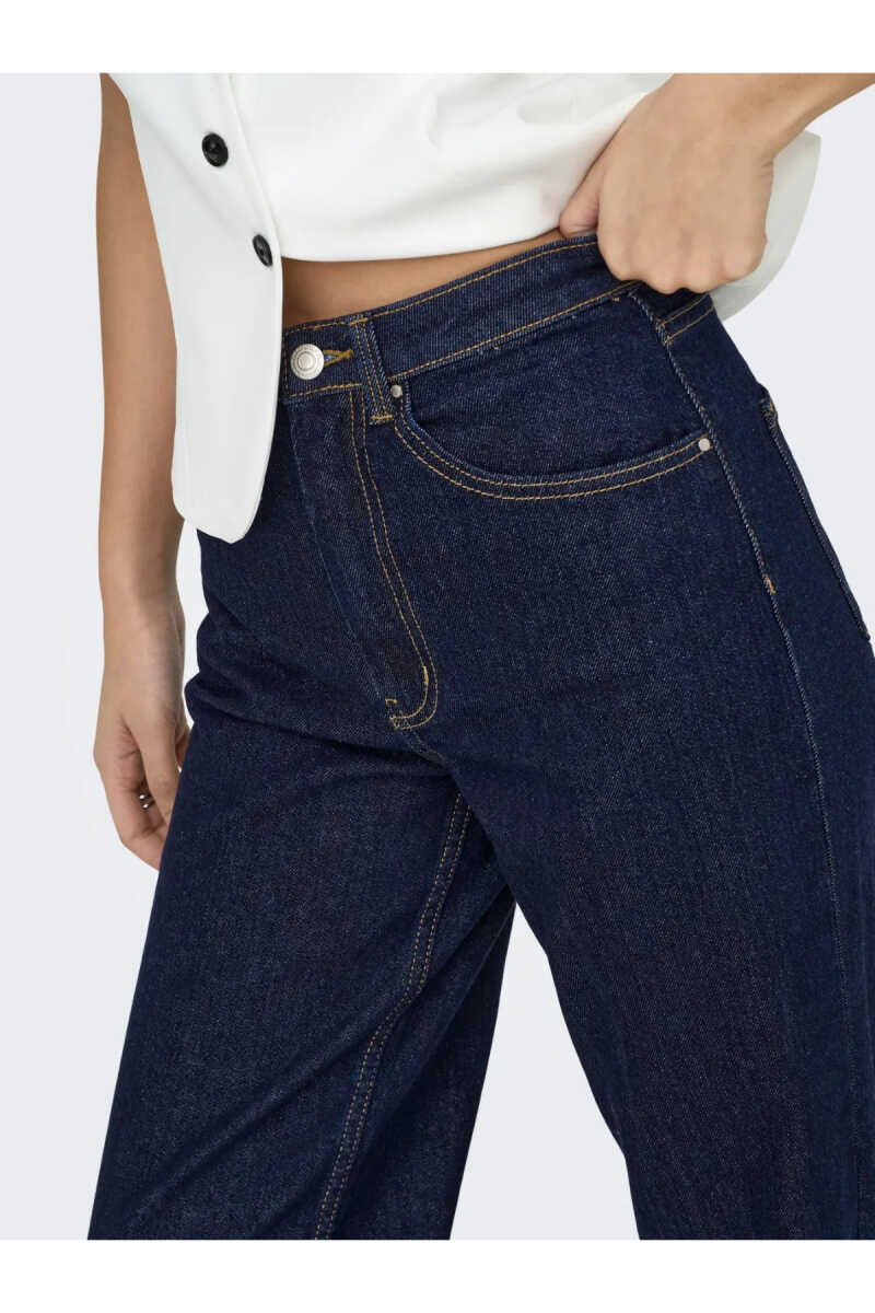 Only Juıcy Wide Leg Rınse Kadın Jean Pantolon 15328295 - 5