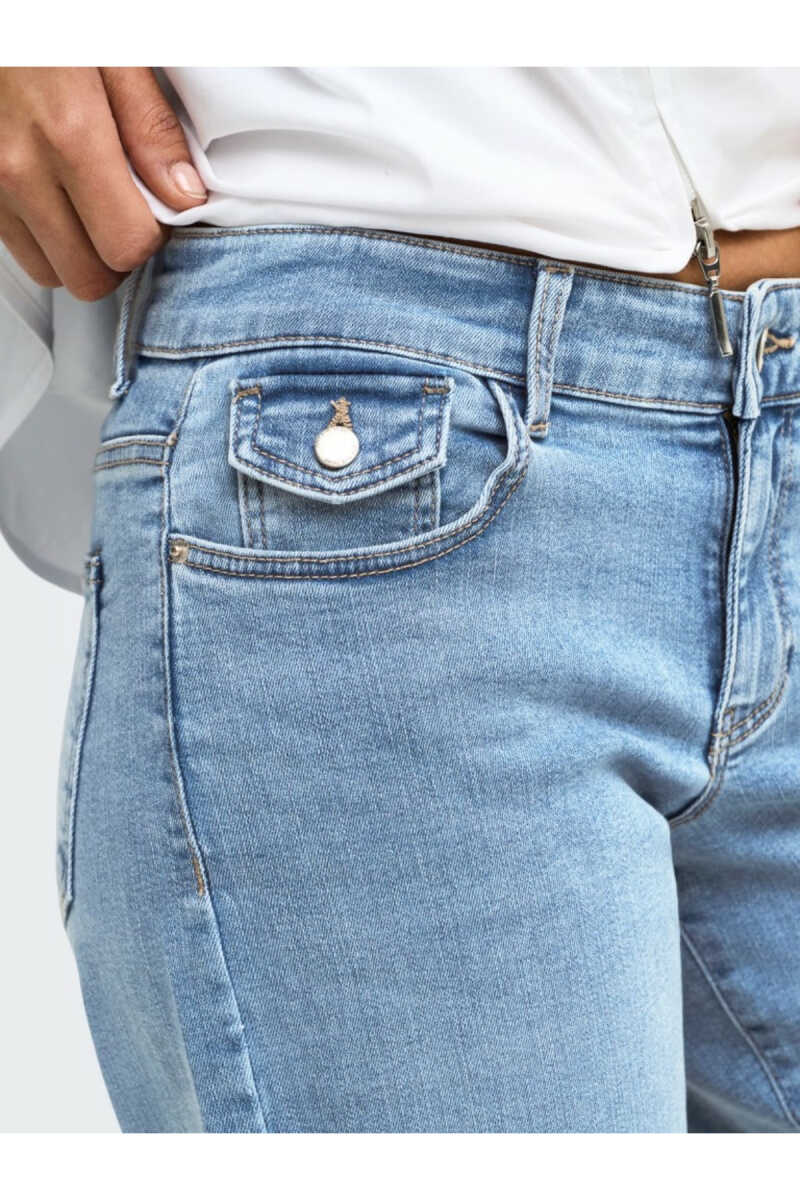 Only Lılo Reg Wide Leg Kadın Jean Pantolon 15382538 - 3