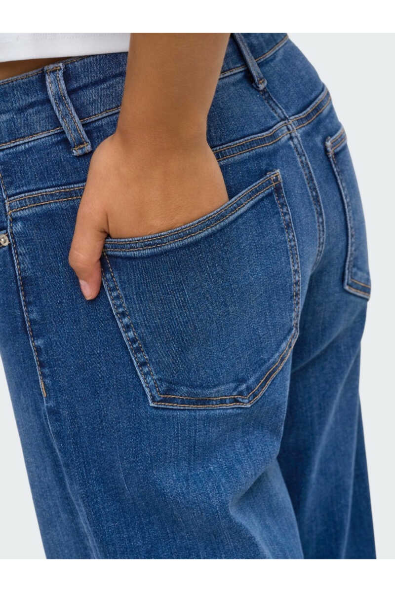 Only Lılo Reg Wide Leg Kadın Jean Pantolon 15382538 - 5