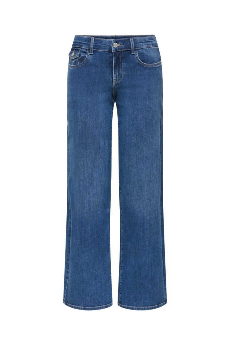 Only Lılo Reg Wide Leg Kadın Jean Pantolon 15382538 - 6