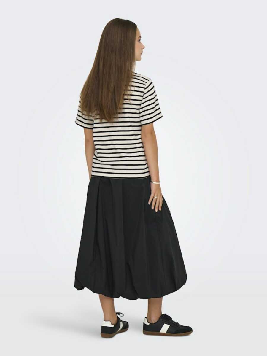 Only Lıvvına Çizgili Regular Fit Kadın Tişört 15272227 - 3