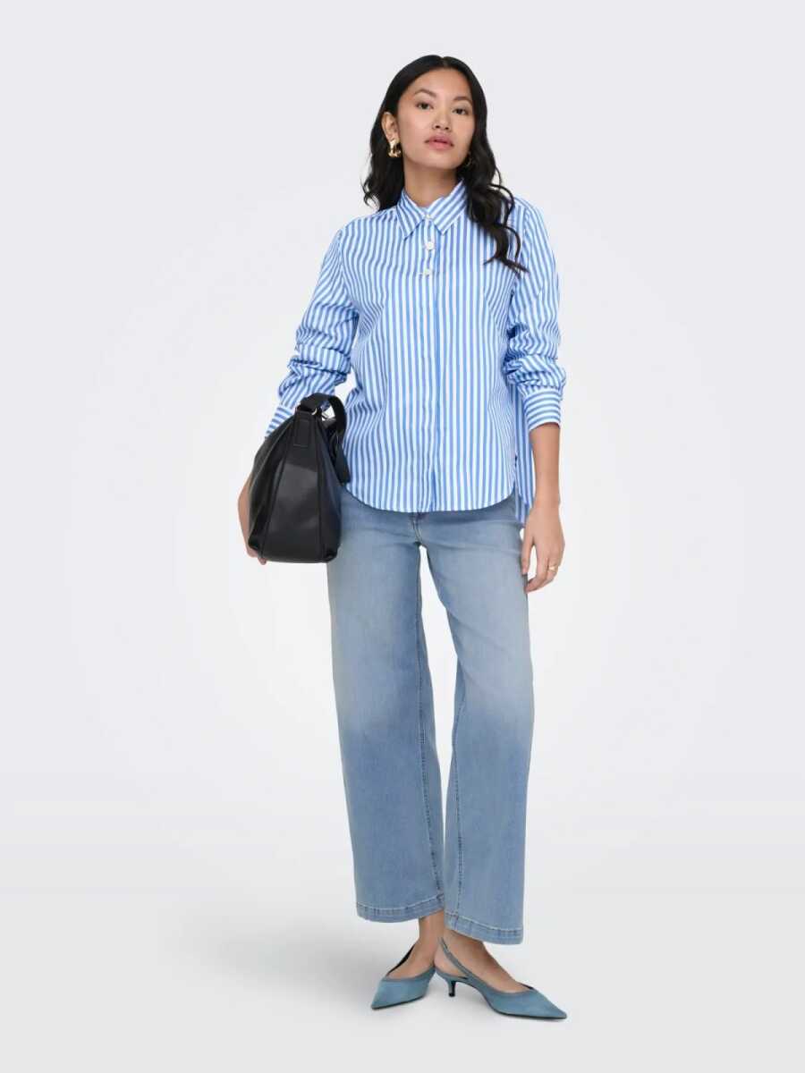 Only Madıson Blush Wide Leg Fit Kadın Jean Pantolon 15349022 - 4