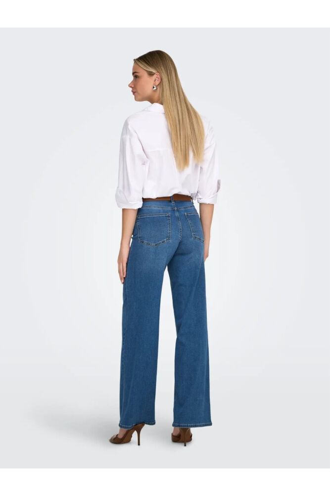 Only Madıson Blush Wide Leg Kadın Jean Pantolon 15282980 (1)