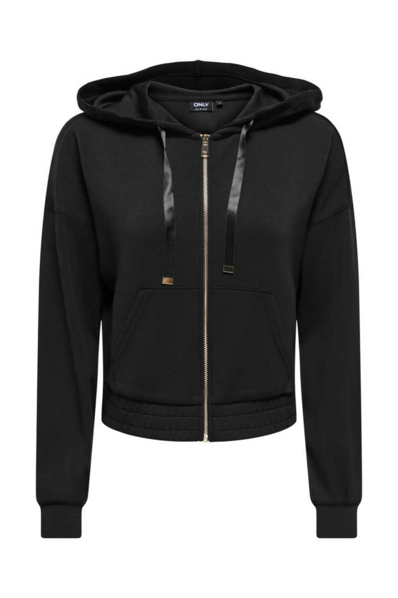 Only Myra Fermuarlı Kapüşonlu Kadın Sweat 15380272 - 1