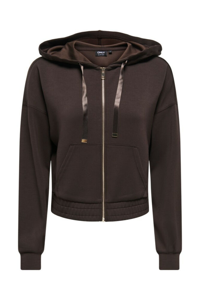 Only Myra Fermuarlı Kapüşonlu Kadın Sweat 15380272
