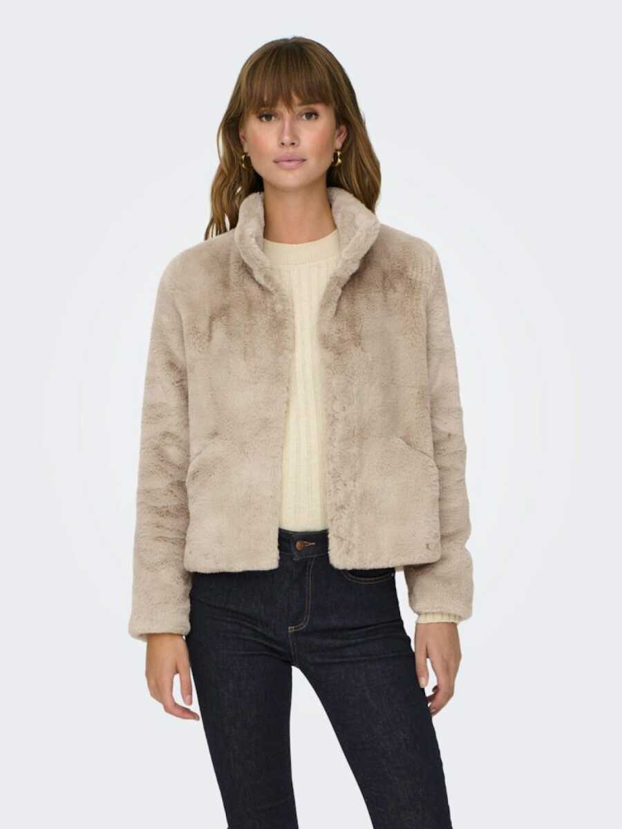 Only New Vıda Faux Fur Kadın Ceket 15295423 - 1