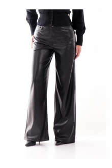 Only Smmooth Suni Deri Wide Leg Kadın Pantolon 15376854