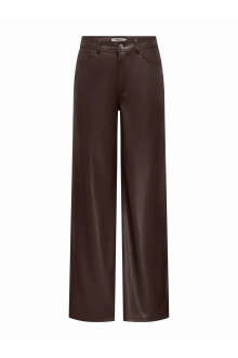 Only Smmooth Suni Deri Wide Leg Kadın Pantolon 15376854