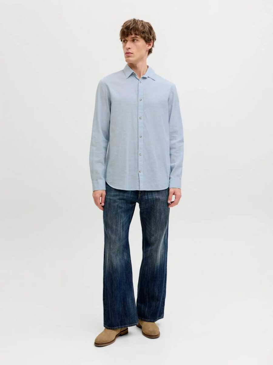Jack Jones Summer Lınen Blent Regular Fit Erkek Gömlek 12289174 - 2