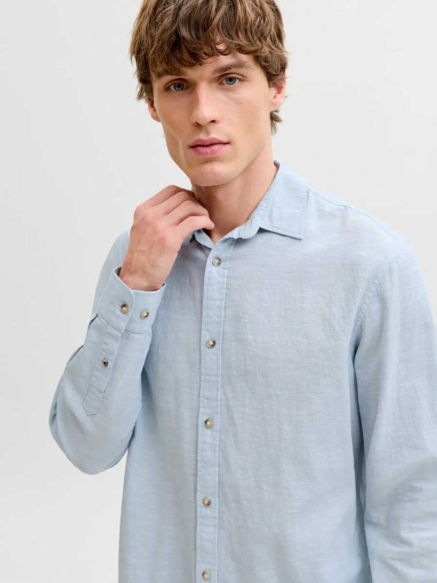Jack Jones Summer Lınen Blent Regular Fit Erkek Gömlek 12289174 - 3