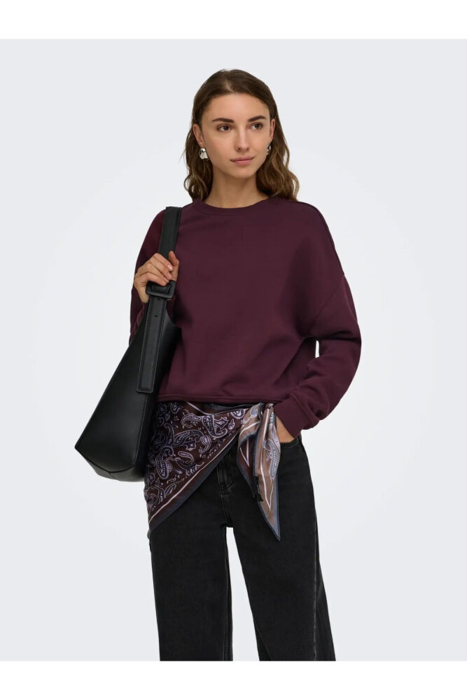Only Sweat Lıfe Loose Fit kadın Sweat 15243380