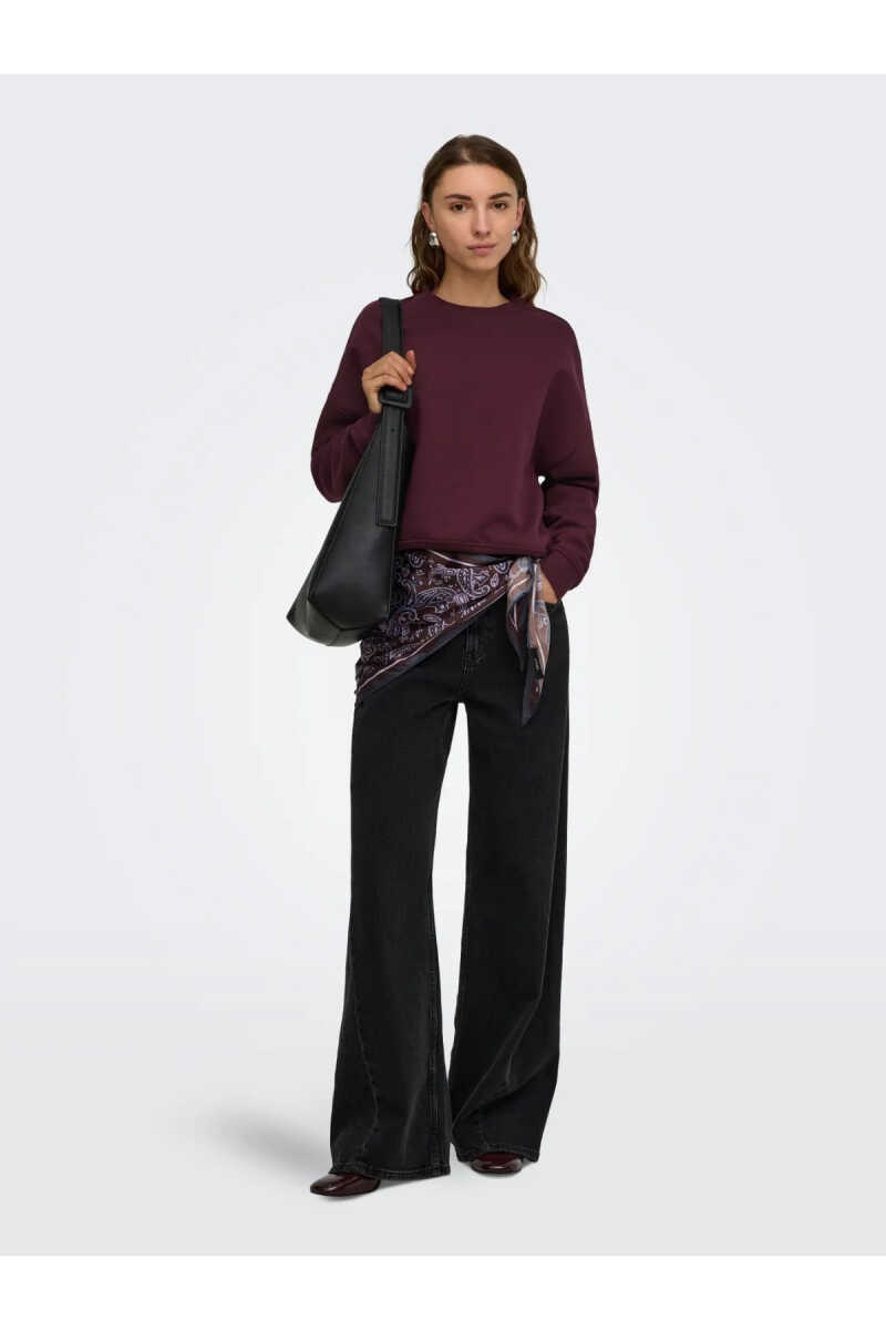 Only Sweat Lıfe Loose Fit kadın Sweat 15243380 - 2