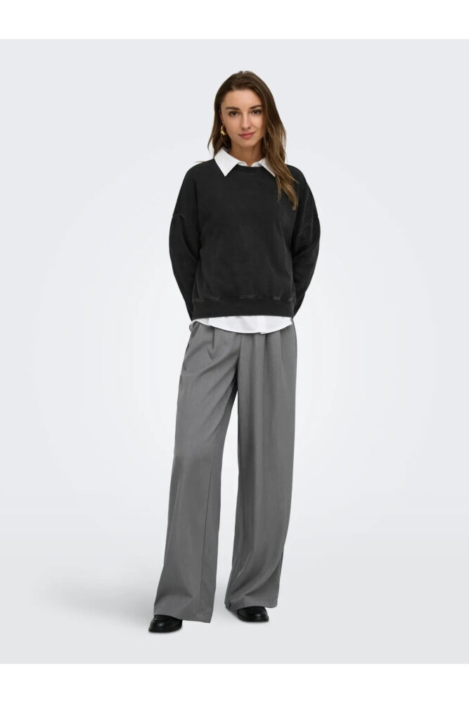 Only Sweat Lıfe Loose Fit kadın Sweat 15243380 (1)