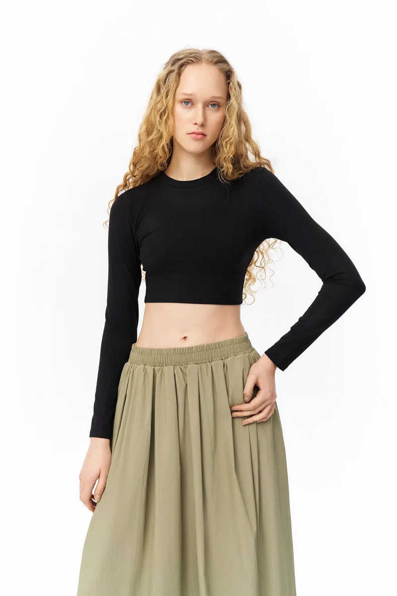 Quzu Basic Crop Top - 1