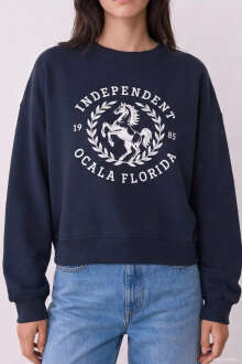 Quzu Baskı Detaylı Kadın Sweatshirt 