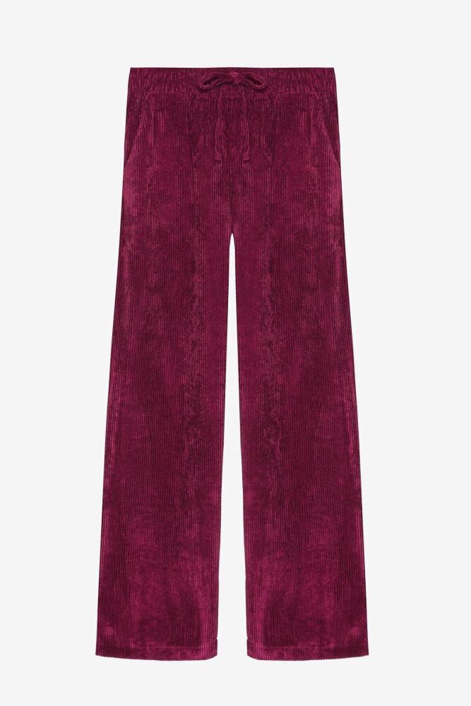 Quzu Beli Lastikli Kadın Pantolon