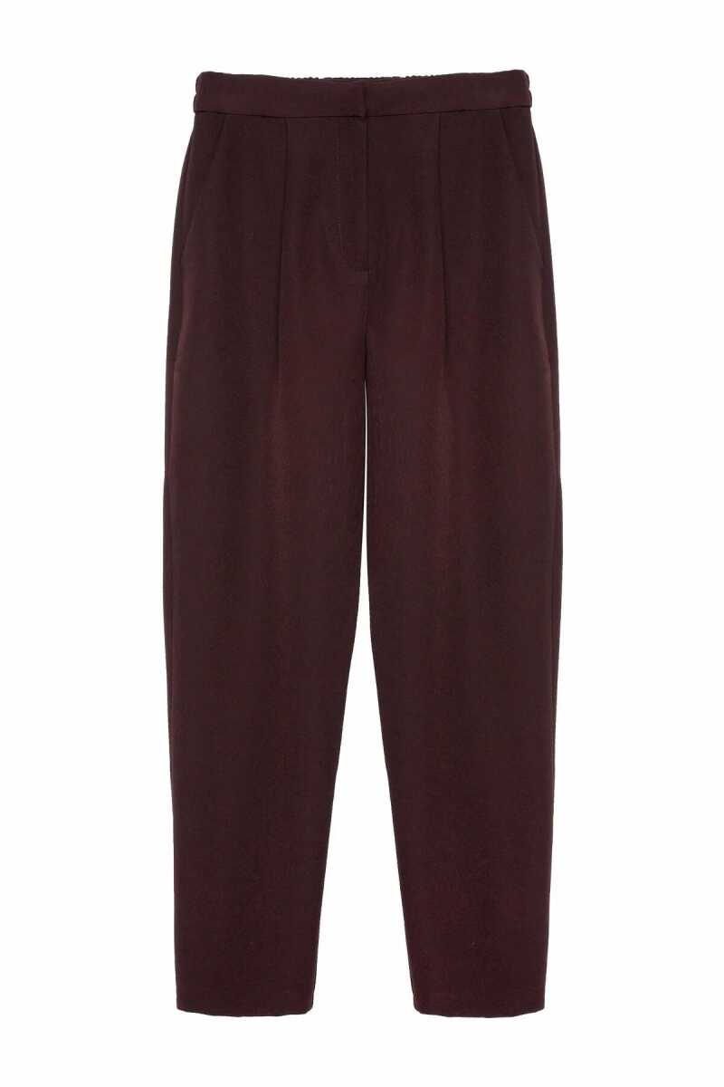 Quzu Beli Lastikli Kadın Pantolon - 2