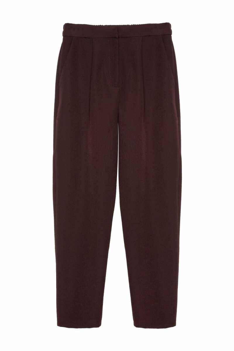 Quzu Beli Lastikli Kadın Pantolon - 1