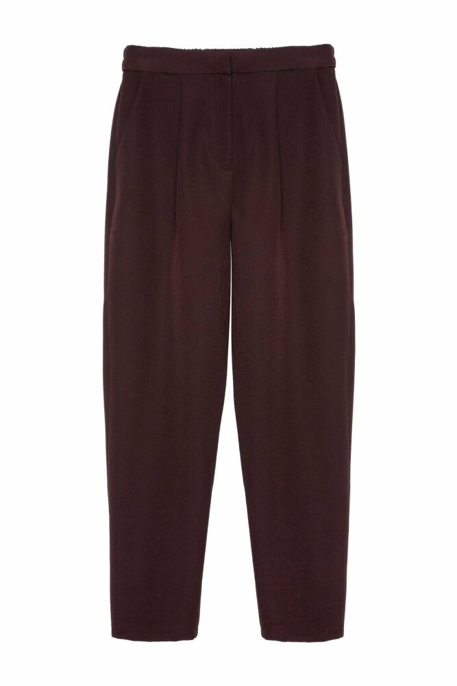 Quzu Beli Lastikli Kadın Pantolon