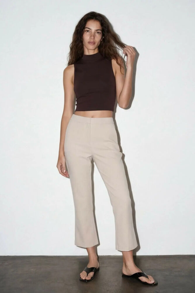 Quzu İspanyol Paça Kadın Pantolon (1)