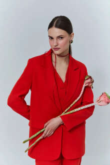Quzu Oversize Kadın Blazer Ceket
