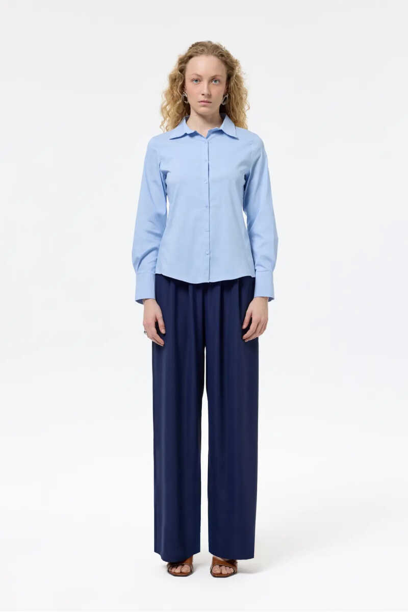 Quzu Slim Fit Kadın Gömlek - 3