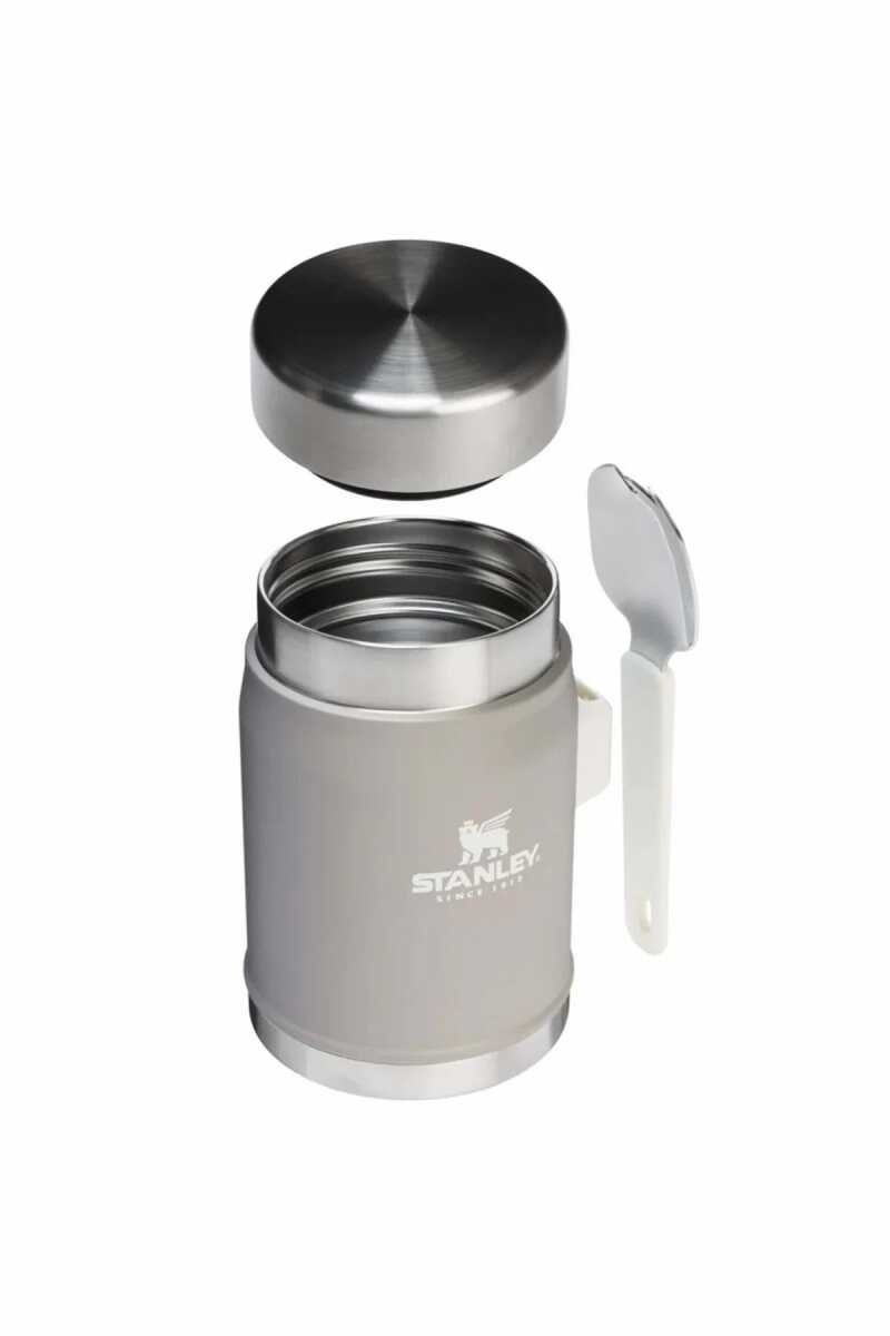 Stanley Classic Legendary Kaşıklı Yemek Termosu | 0.4L / 14Oz 2.0 Gri 10-09382-111 - 3