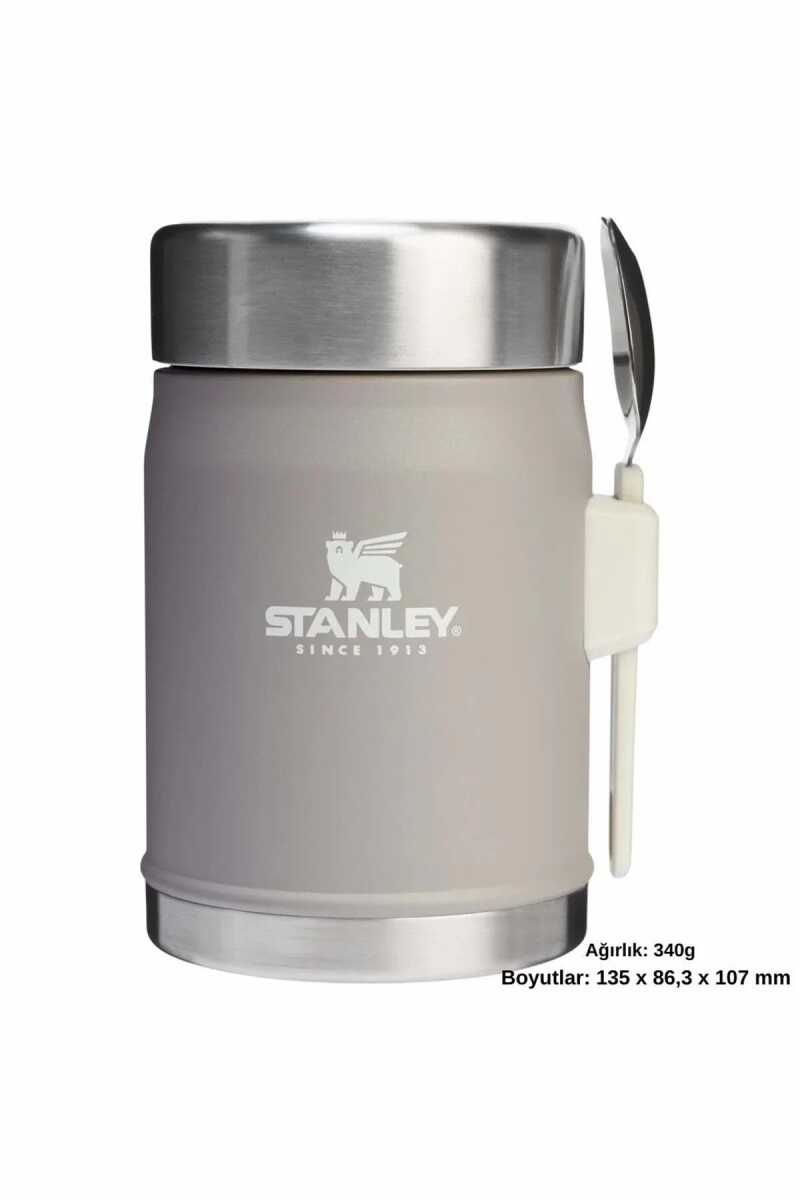 Stanley Classic Legendary Kaşıklı Yemek Termosu | 0.4L / 14Oz 2.0 Gri 10-09382-111 - 5