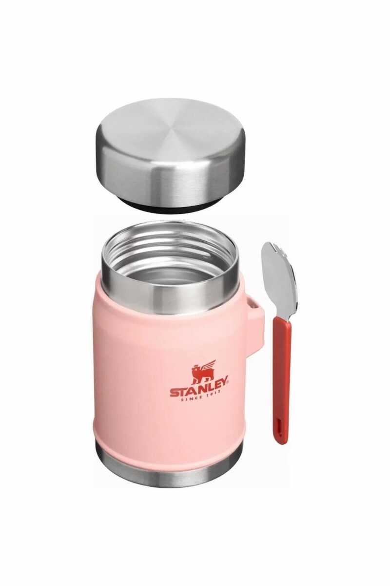 Stanley Classic Legendary Kaşıklı Yemek Termosu | 0.4L / 14Oz Pembe 10-11353-0111 - 2